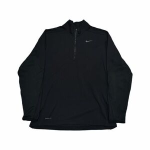 Nike Therma-Fit black quarter zip sweatshirt